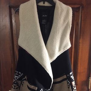 Brand new, no tags, Aztec print vest
